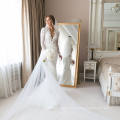 Soft and Flowing 2 in 1 Wedding Dress